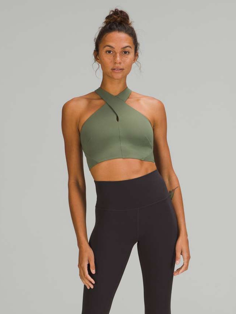 Lululemon Nulu wrap front longline bra